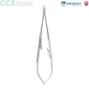 Porta agujas castroviejo 180mm curvo D