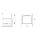 Aparatologia dental economica Pulidora Mag.Estmon Mt-300-A (1Cv) C/Regulador Y Extractor ESTMON