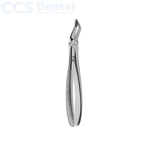 Fórceps dentales picos de agarre seguro fig. 51A