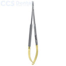 Porta agujas 18cm recto recubrimiento de diamante