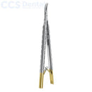 Porta aguja TC curva 17.5 cm micro