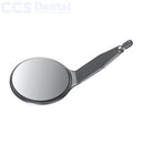 MEGA-espejos bucales planos rodio doble tamaño 5