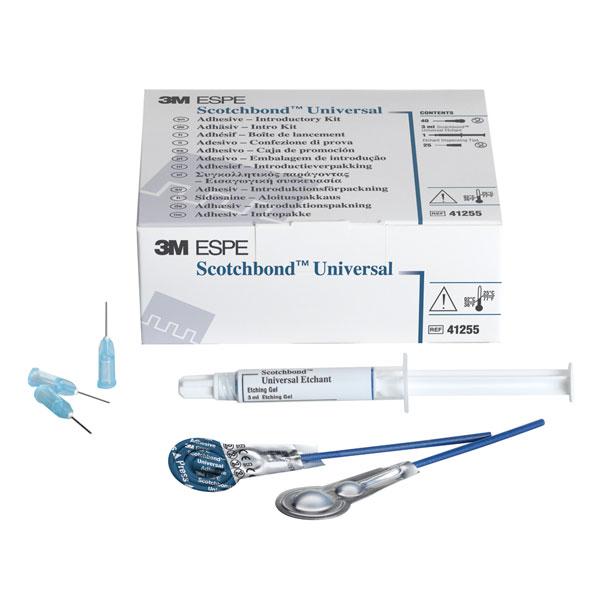 adhesivo dentales para obturación 3M ESPE, 41255 scotchbond universal intro pack l-pop