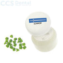 Insertos de plástico (40 uds.) y adhesivo en polvo