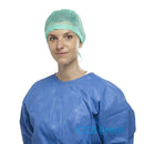 Gorro Verde Lazo Posterior Regulable 160Uds.////