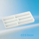 8 Bandeja Opalina 20X10X2.2cm.