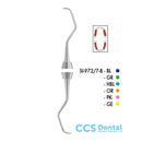 Si-972/7-8-Bl Cureta Gracey Colori Silikon Azul