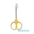 Ls802Tc/13cm. Tijera Curva Encia Liquid Steel Tc