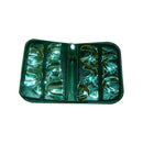 cubetas para imprensión DENTAFLUX,cubetas acero estuche 10u.