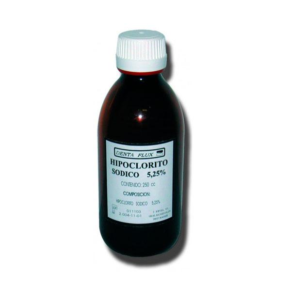 medicamentos para desinfección DENTAFLUX,hipoclorito sodico 5,25% 250ml.