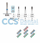 Fresa diamantada para turbina 830L