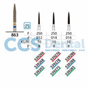 Fresa diamantada para turbina 863 PIRANHA