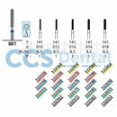 Fresa diamantada para turbina 881