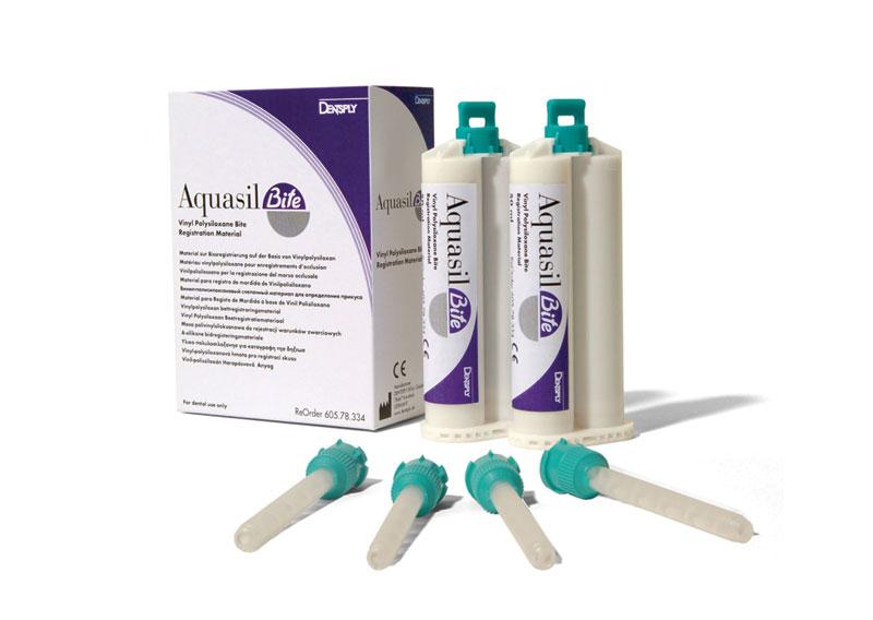 material para imprensión DENTSPLY,aquasil bite 2x50ml.+acc