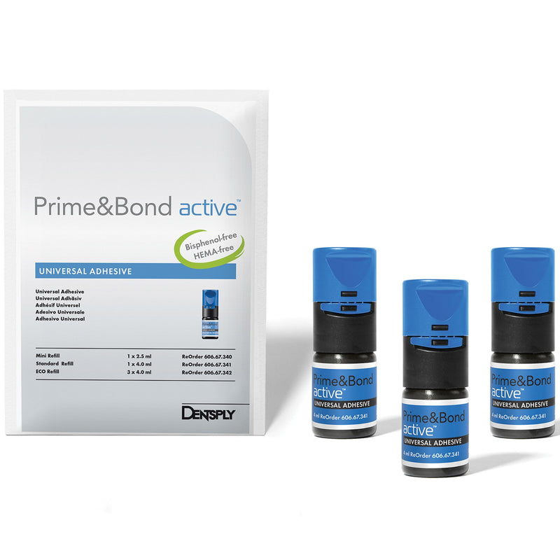 adhesivo dentales para obturación DENTSPLY, prime-bond active repos eco 3x4ml.