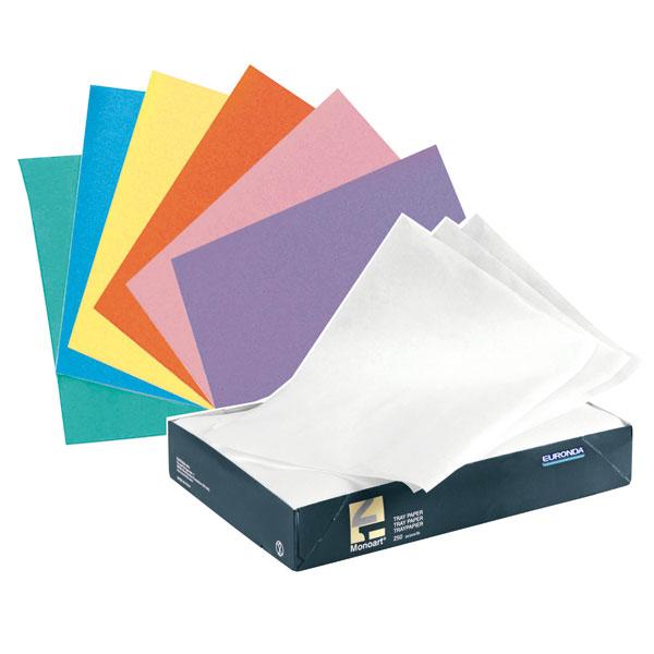 material dental desechable servilletas EURONDA, papel absorbente para bandejas 250uds. 