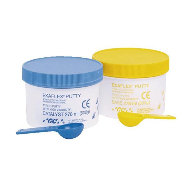 siliconas para imprensión GC,exaflex putty eco 5x(278+278ml.)