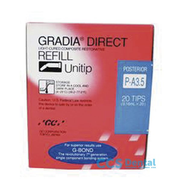 Gradia Direct Unitip A3.5 Post. 20Uds.