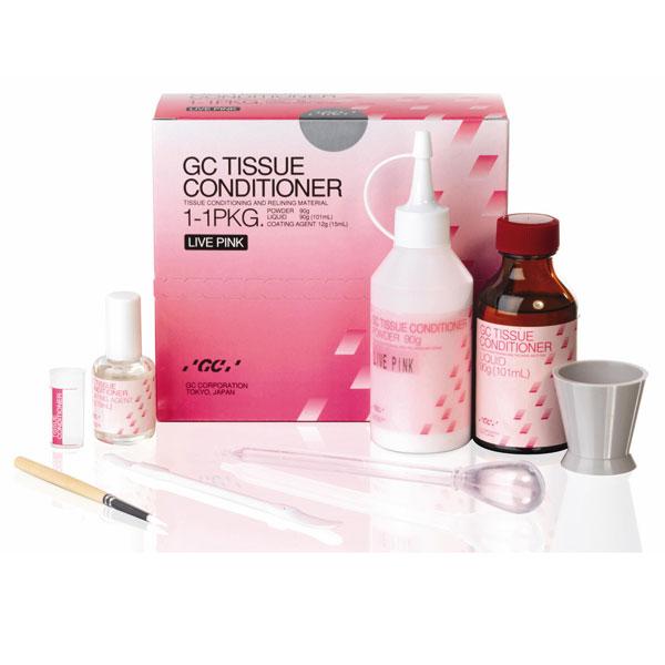 resinas para obturación GC,tissue conditioner kit rosa