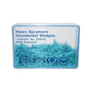 material dental desechable cuñas HAWE-NEOS, cuñas de madera para interdentales 1000 uds