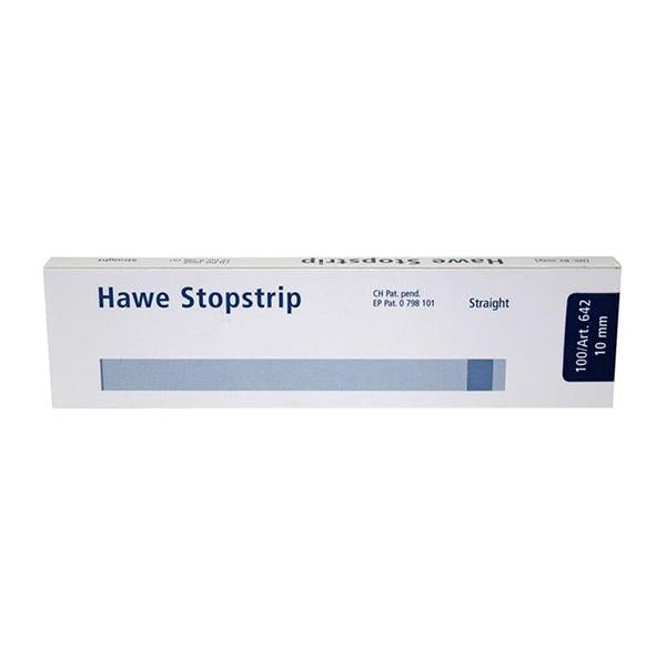 material dental desechable matrices HAWE-NEOS, 642 stopstrip recto 10mm. 100u