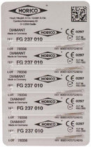 fresas dentales HORICO, 237 fg diamante 237 fig.830 5u