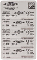 fresas dentales HORICO, 110-014 fg diamante fig.836 5u