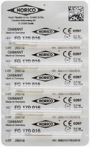 fresas dentales HORICO, 170-016 fg diamante fig.845 5u