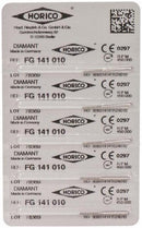 fresas dentales HORICO, 141-010 fg diamante fig.881 5u