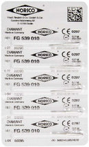 fresas dentales HORICO, 539-010 fg diamante fig.883 5u