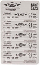 fresas dentales HORICO, 156-010 fg diamante 5uds.     