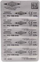 fresas dentales HORICO, 199-016 fg diamante fig.850 5u