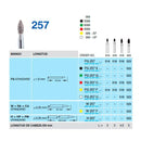 fresas dentales HORICO, 257 fg diamante fig.368 5u