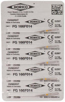 fresas dentales HORICO, 166f-014 fg diamant.fig.859 5u