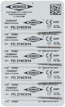 fresas dentales HORICO, 274c-014 fg diamante 5u