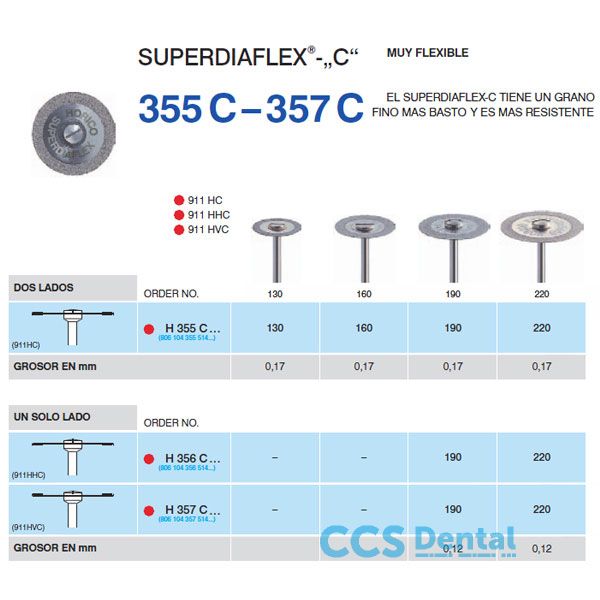 Disco Horico Superdiaflex 355/357