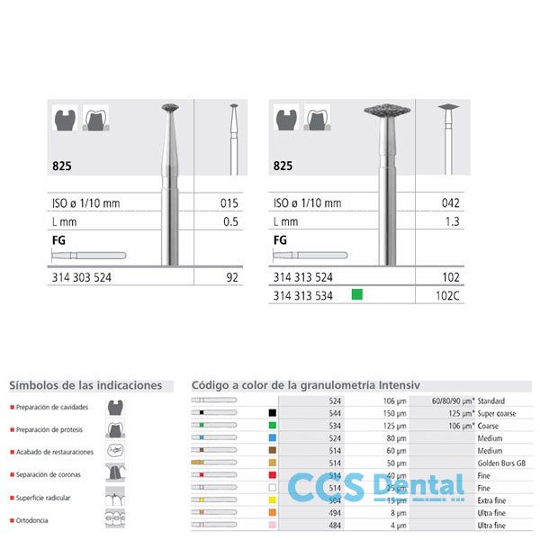 Fg 92/6 825-015 Fg Diam. Medio 6Uds.