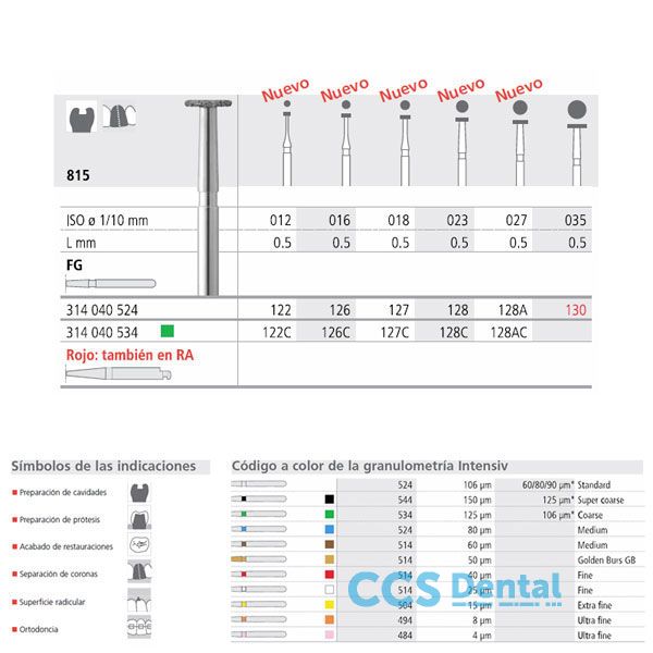 Fg 130/6  815-035 Fg Diam. Medio 6Uds.