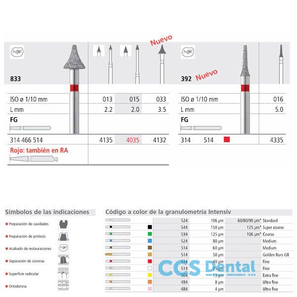 Fg 4035/6 833-015 Fg Diam. Medio 6Uds.