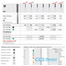 Fg 98/6 836-008 Fg Diam. Medio 6Uds.