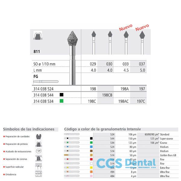 Fg 197/6 811-037 Fg Diam. Medio 6Uds.