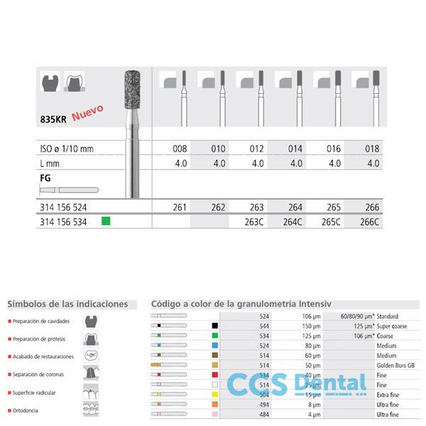 Fg 261/6   835Kr-008 Fg Diam. Medio 6Uds.