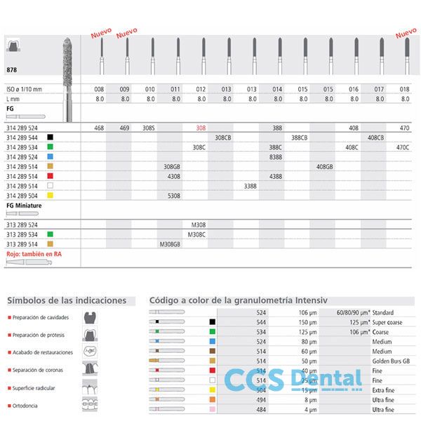 Fg 388/6 Cb 878-015 Fg Diam. S-Grueso 6Uds.