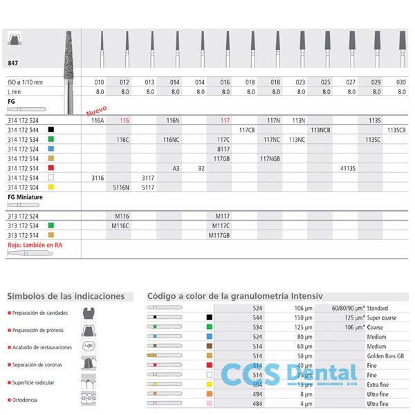 Fg 117/6 Cb 847-017 Fg Diam. S-Grueso 6Uds.