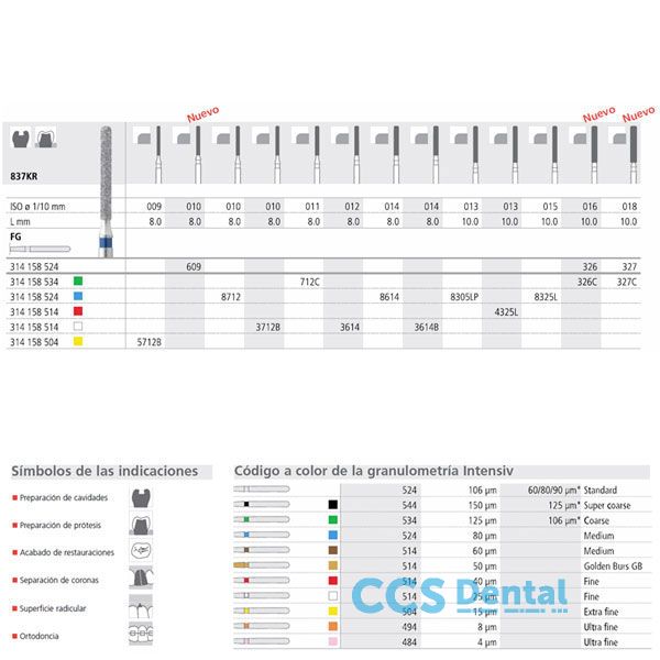 Fg 5712B/6 837Kr-009 Fg Diam. X-Fino 6Uds.