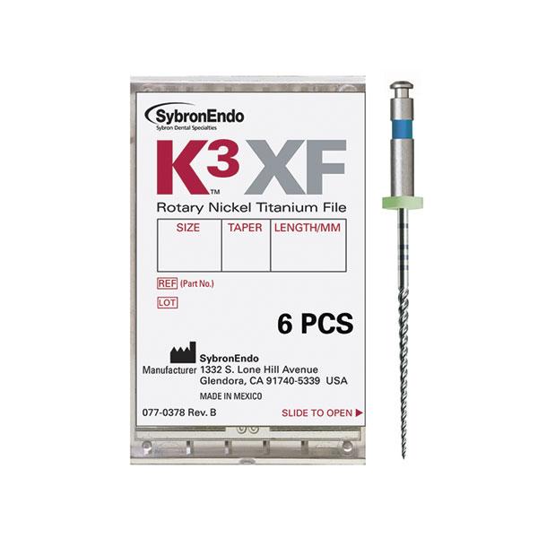 limas para endodoncia KERR, lima k3 xf file 25 mm.g-pack