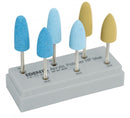 fresas dentales KATIA, e0630 pulidores acrilicos blue kit