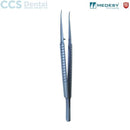 Pinza micro - titanio curva