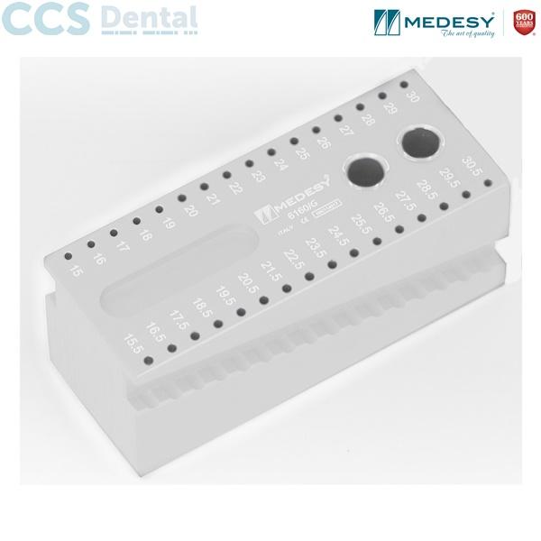 Medidor para instrumentos canalares plata
