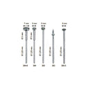 fresas dentales MESTRA, 060602 mandril 304 m-2,35mm. c-5mm. 10u.